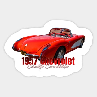 1957 Chevrolet Corvette Convertible Sticker